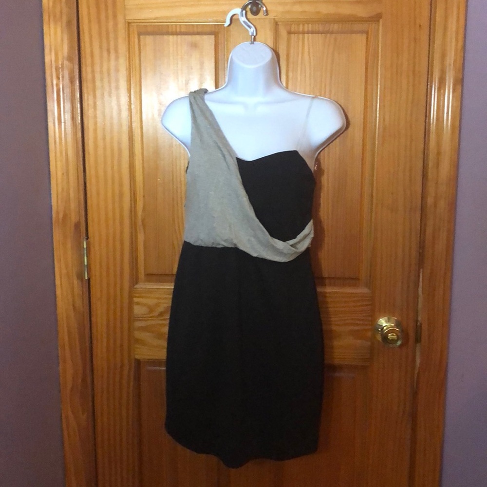 Black Bodycon dress with sash